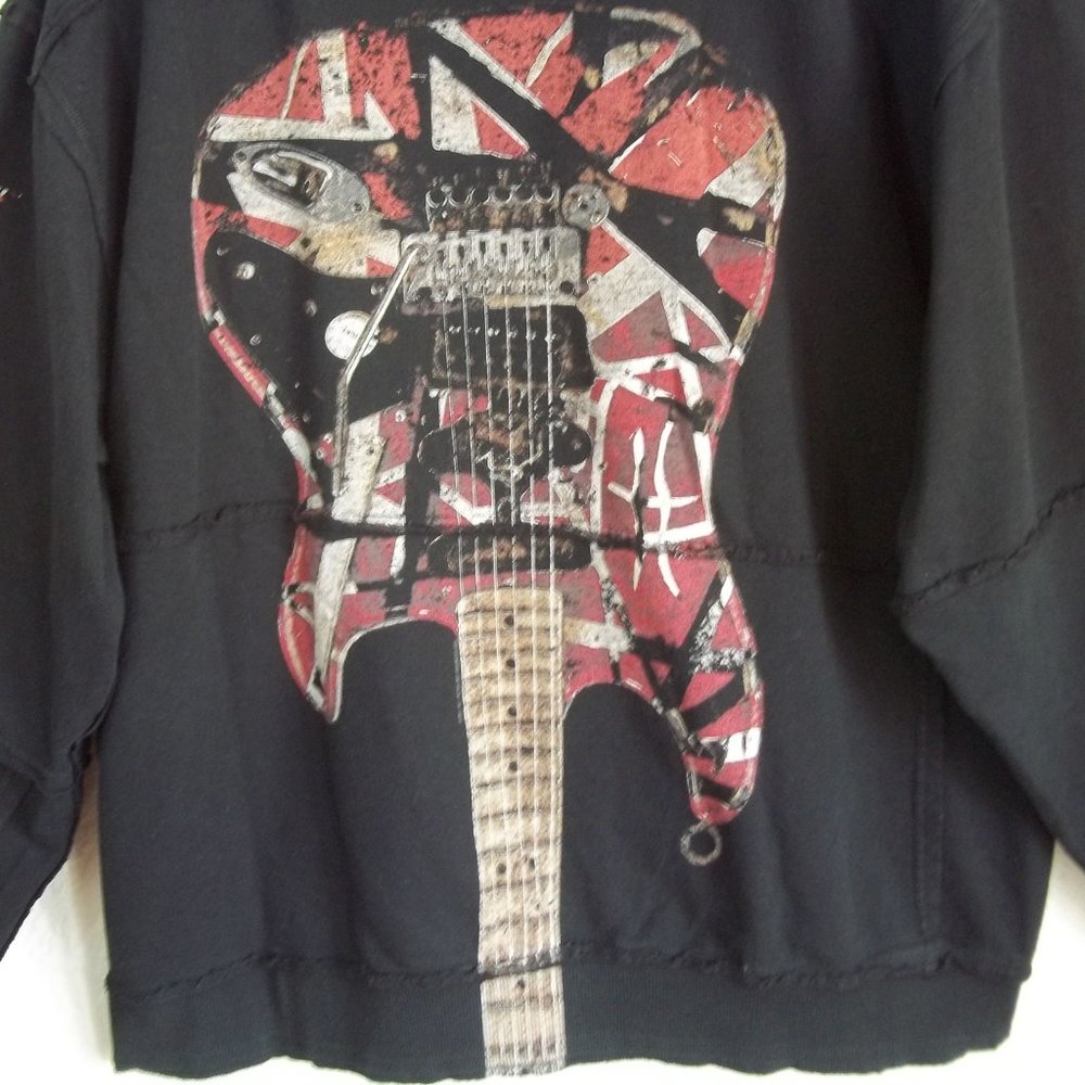 2010 Van Halen 5150 Frankenstrat Guitar Hoodie XXL - Picture 6 of 10